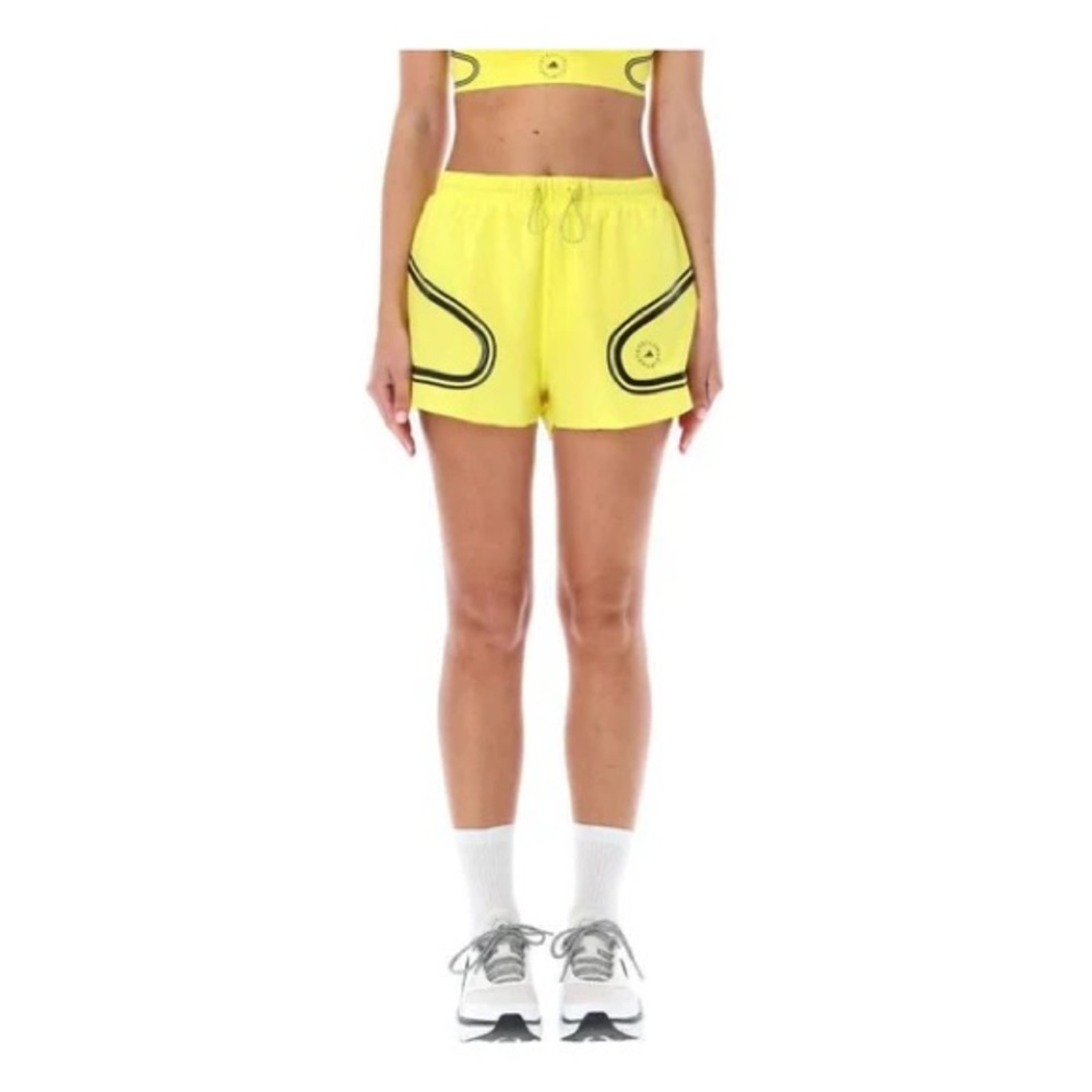 STELLA MCCARTNEY x ADIDAS TruePace shock yellow shorts SMALL NWT